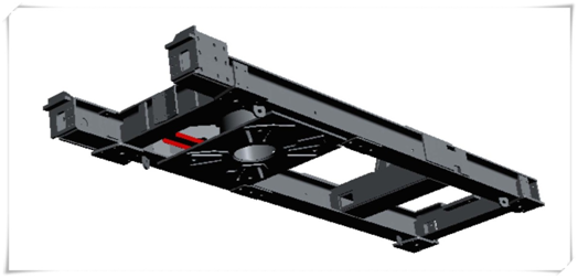 Steel Chassis for cable car drive unit