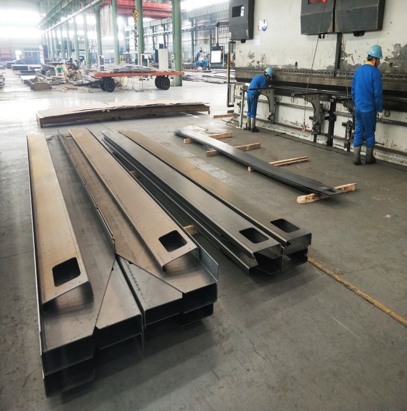 sheet metal fabrication-weighting and sorting equipment parts