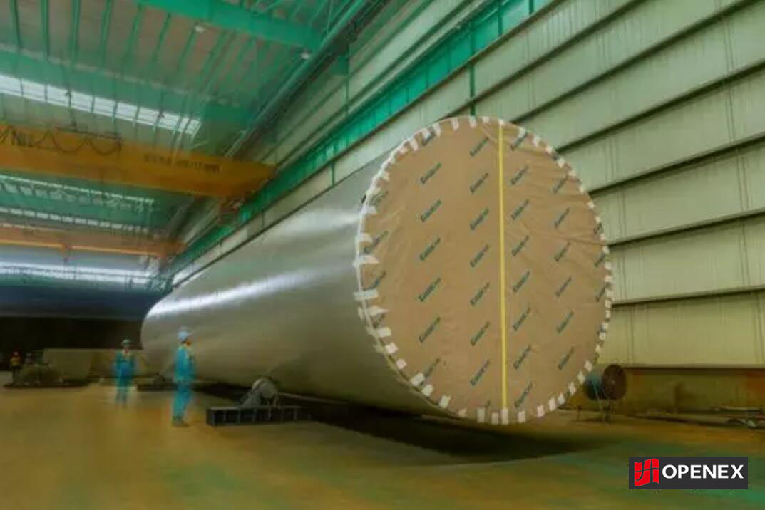 cylindrical shell fabrication of large storage tank